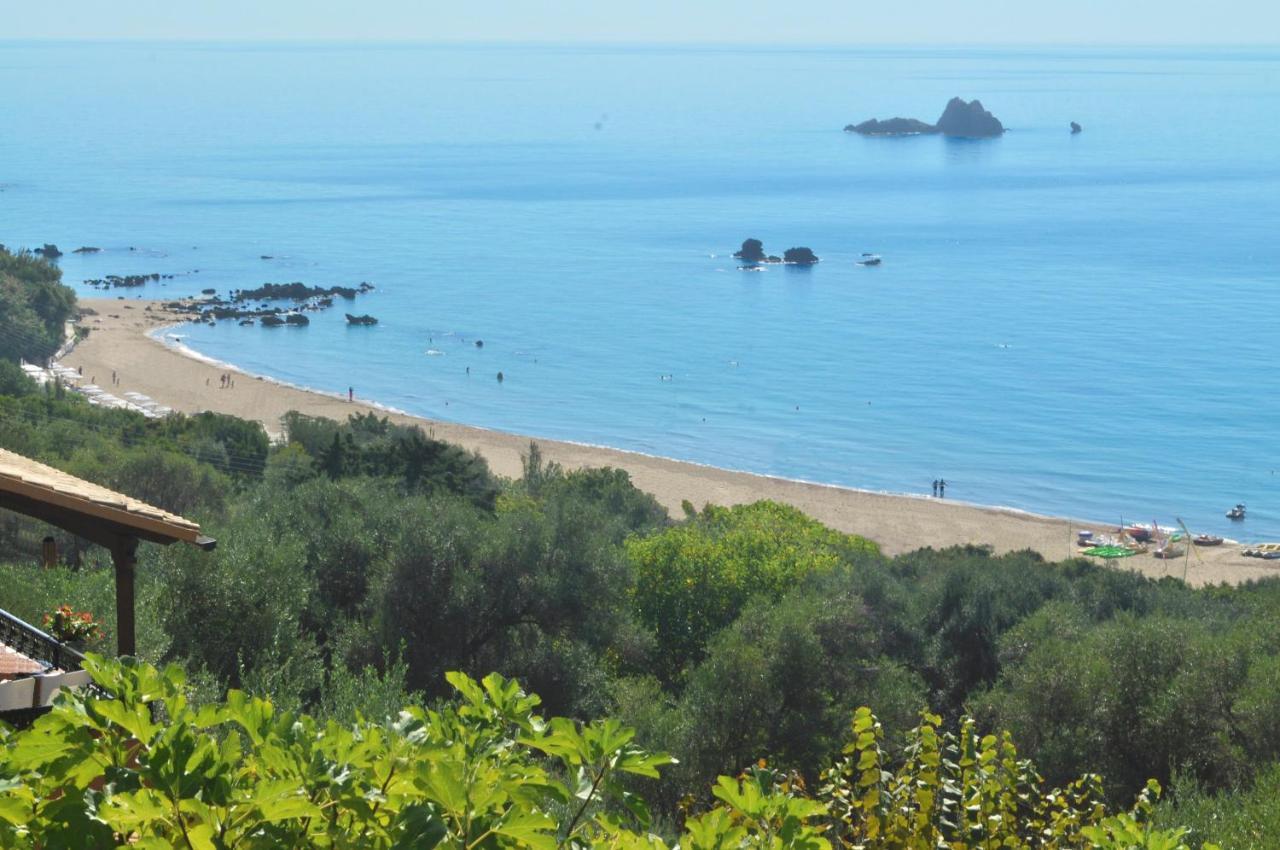 Large Apartment By The Pool - Pelekas Beach, Corfu Zewnętrze zdjęcie